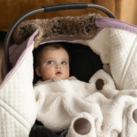 Thumbnail for PETIT COULOU Car Seat Blanket - Sherpa