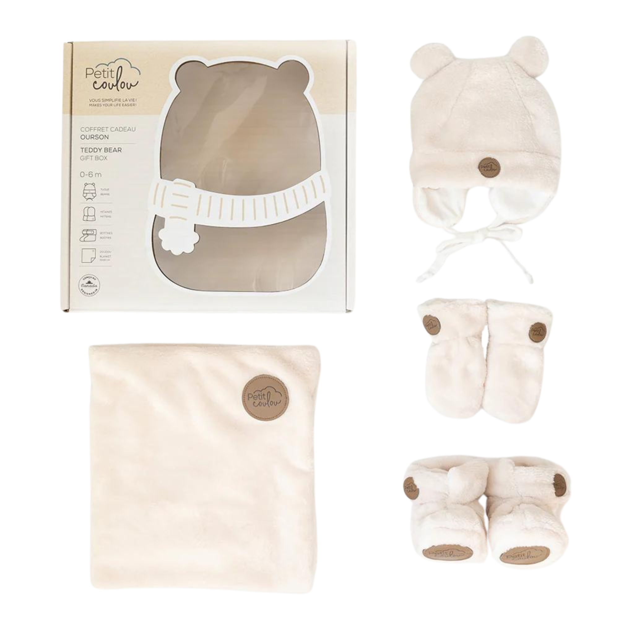 PETIT COULOU Teddy Bear Gift Box