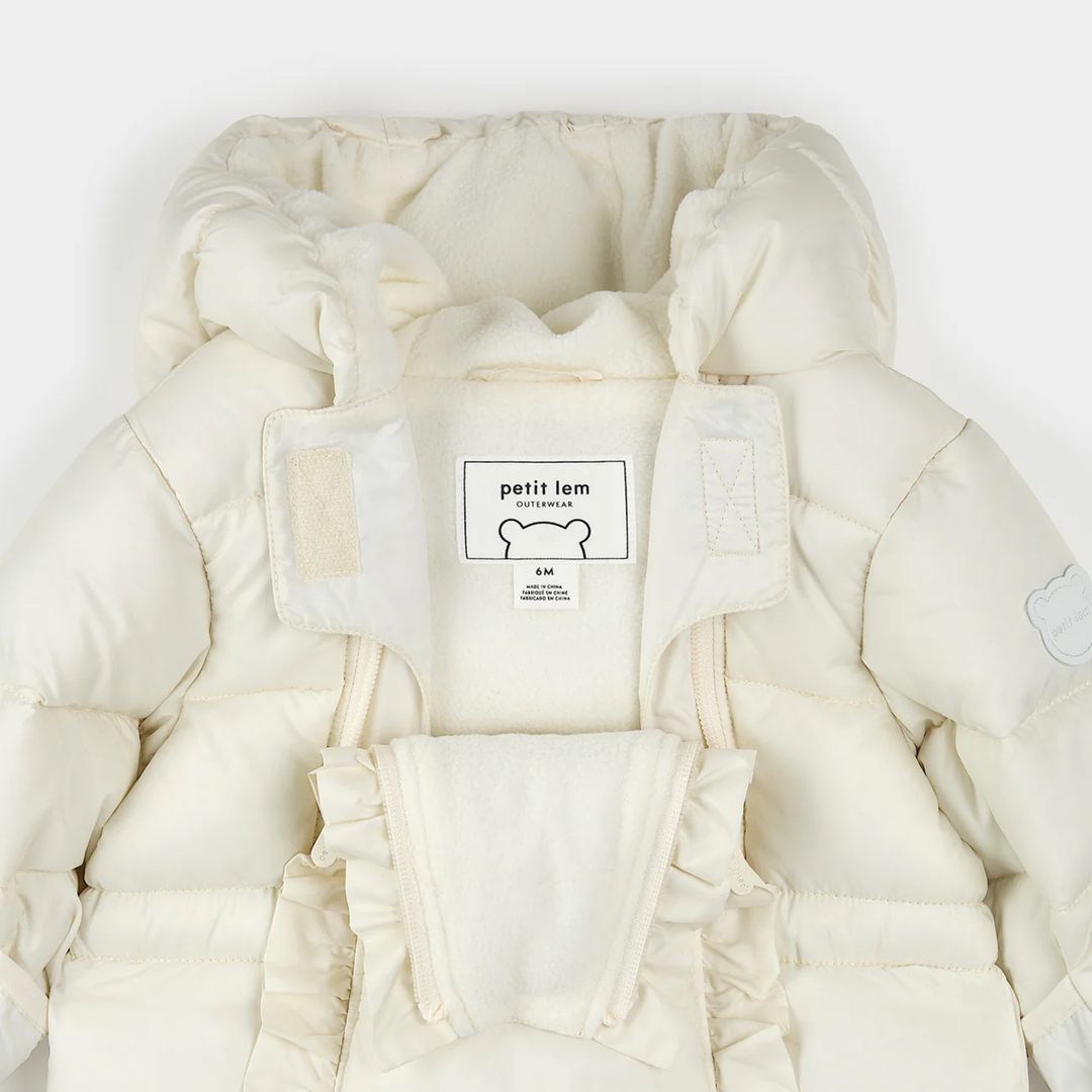 Poussette légère à capuche PETIT LEM Blanc Antique