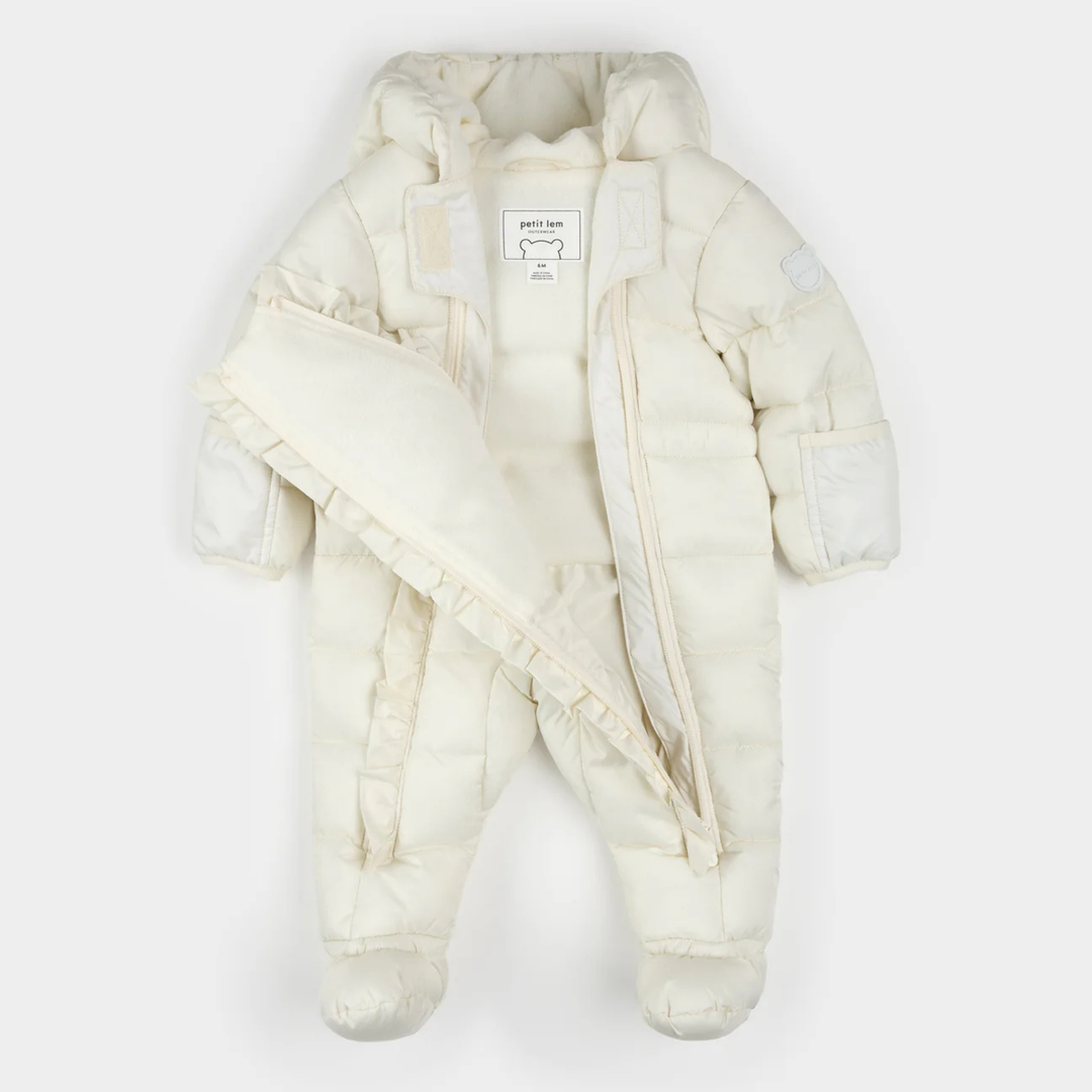 Poussette légère à capuche PETIT LEM Blanc Antique