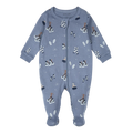 PETIT LEM Cozy Winter Accessories Print on Blue Sleeper