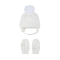 PETIT LEM Hat and Mitts - Beige