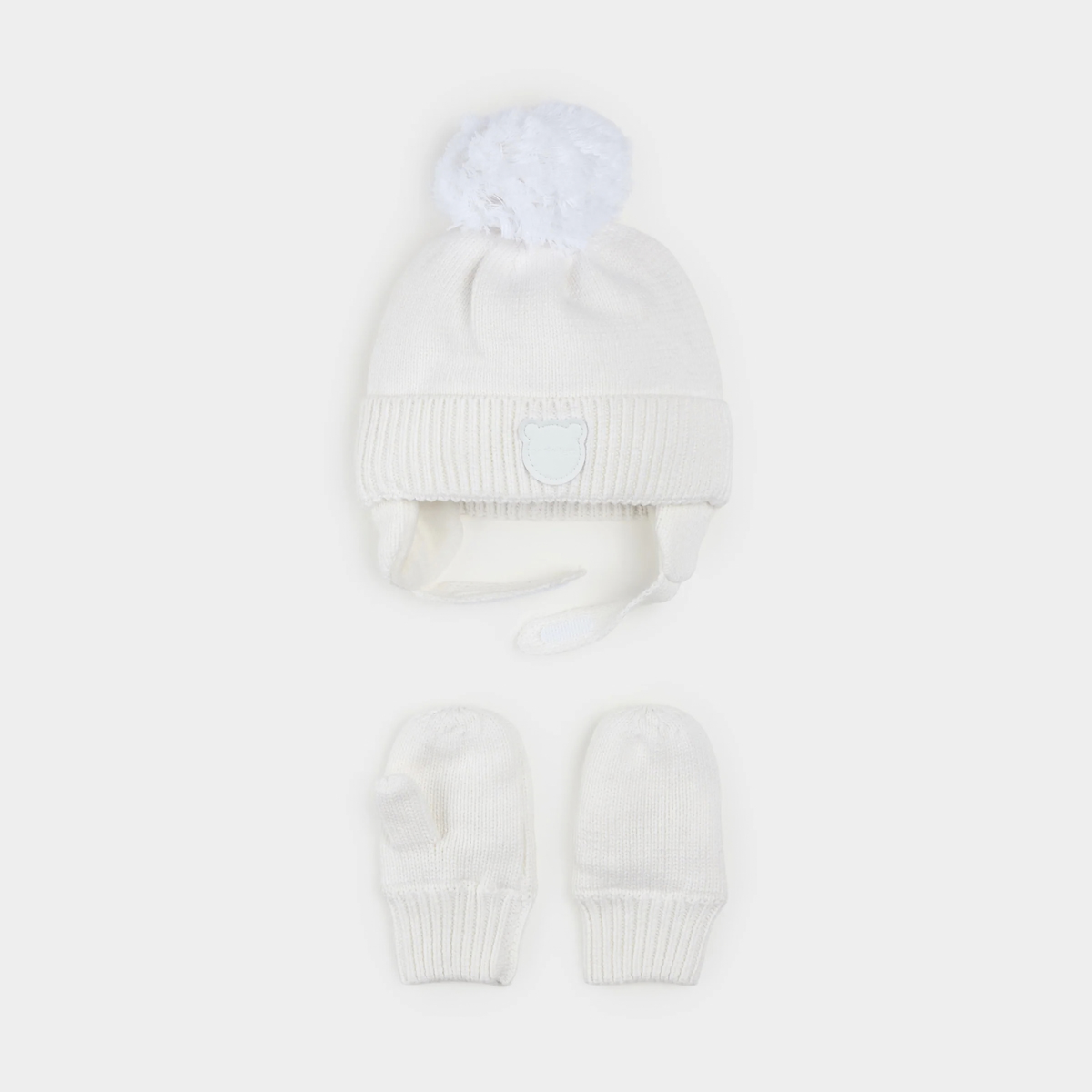 PETIT LEM Hat and Mitts - Beige