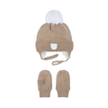 PETIT LEM Hat and Mitts - Sand