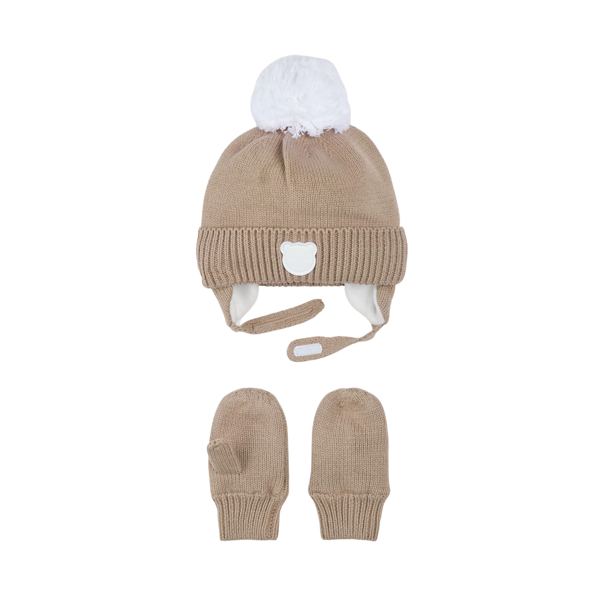 PETIT LEM Hat and Mitts - Sand