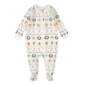 PETIT LEM Holiday Treats Fair Isle Print Thermal Sleeper