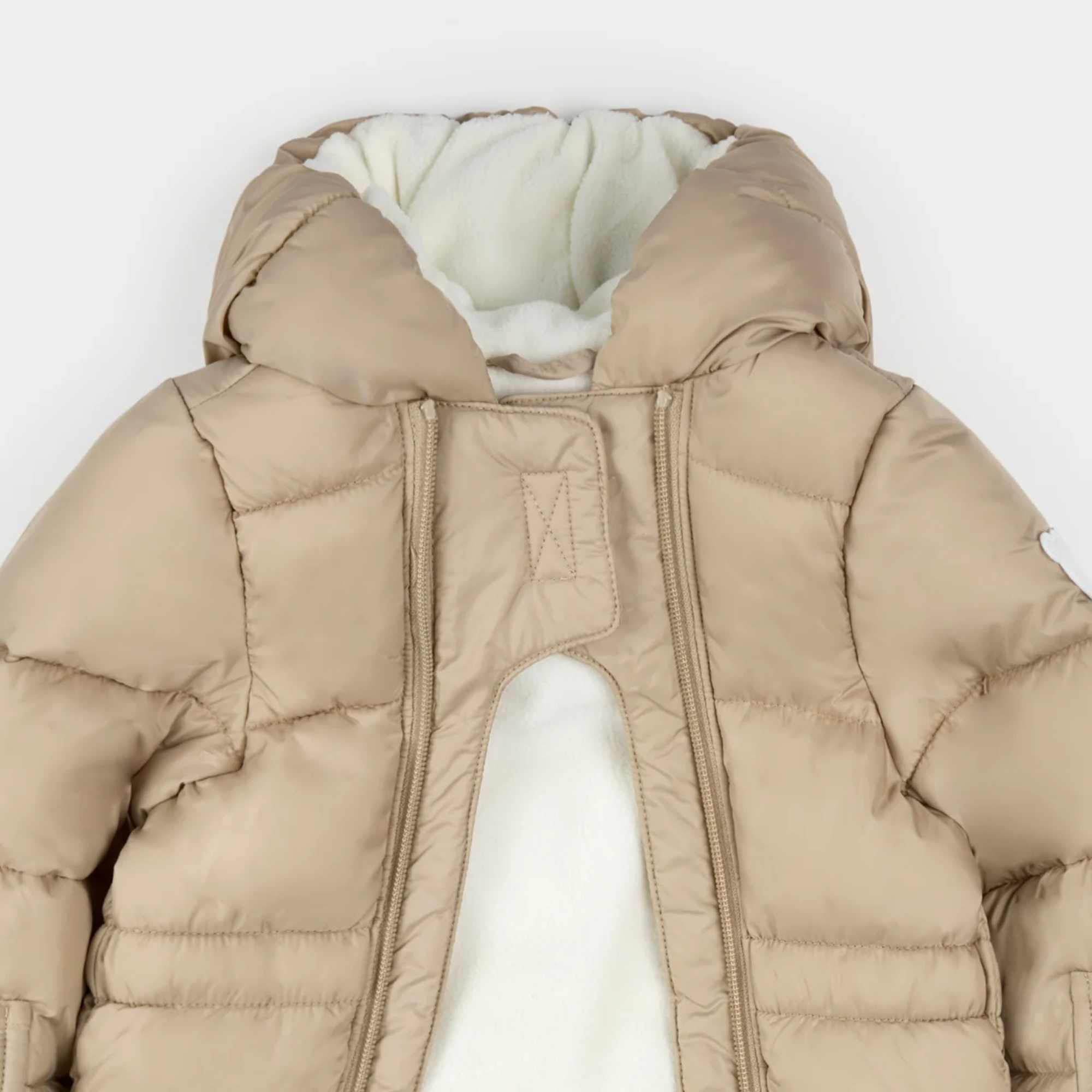 PETIT LEM Light Taupe Light-Weight Hooded Pram