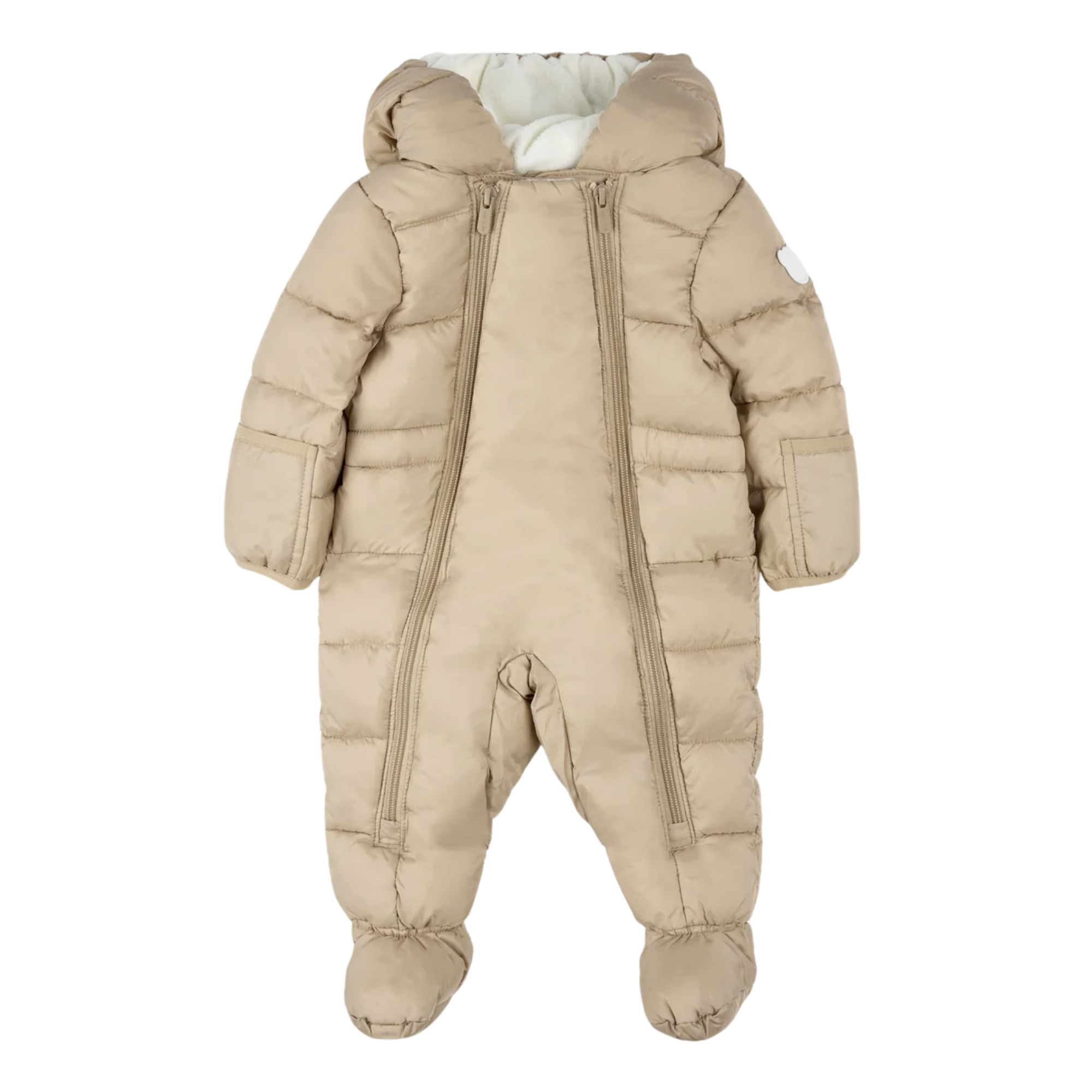 PETIT LEM Light Taupe Light-Weight Hooded Pram