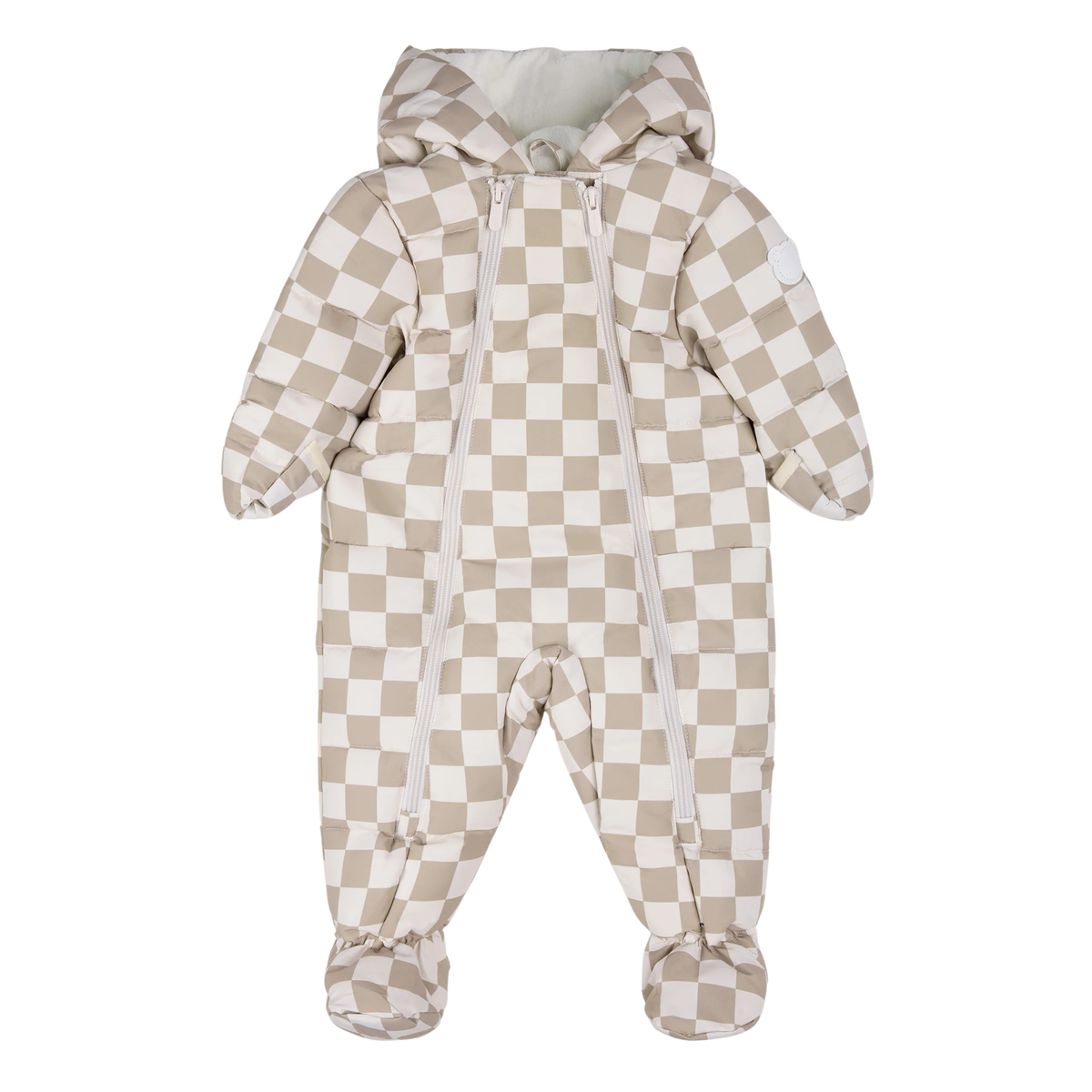 PETIT LEM One-Piece Snowsuit - Checkerboard