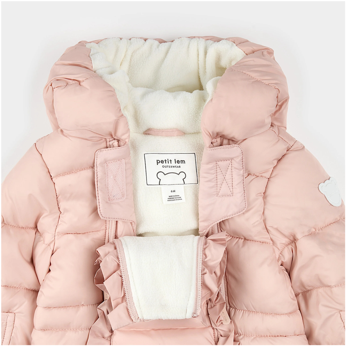 PETIT LEM One-Piece Snowsuit - Dusty Rose