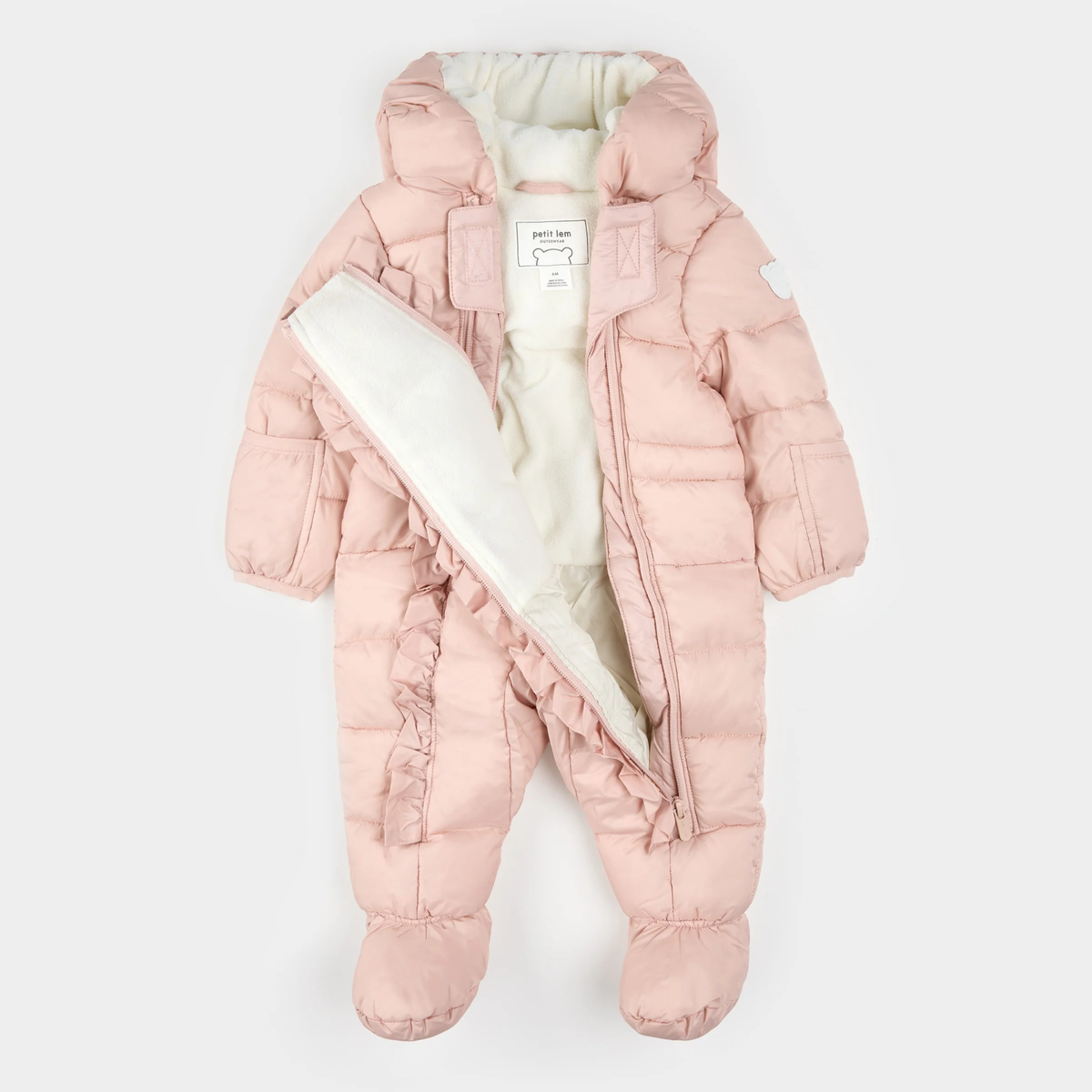 PETIT LEM One-Piece Snowsuit - Dusty Rose