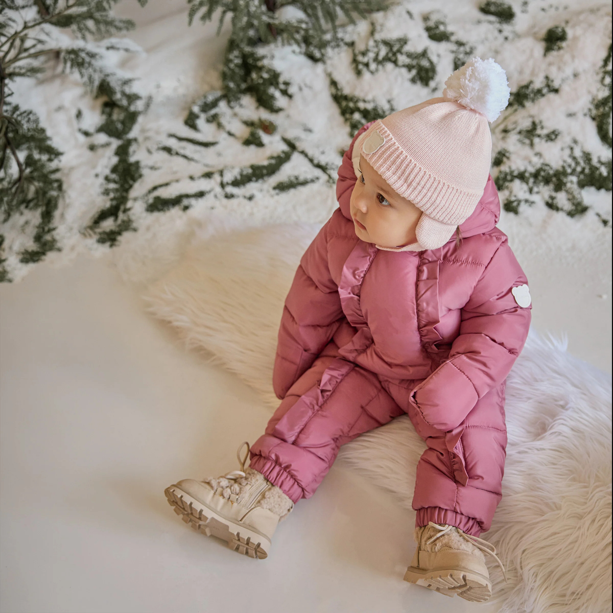 PETIT LEM One-Piece Snowsuit - Plum