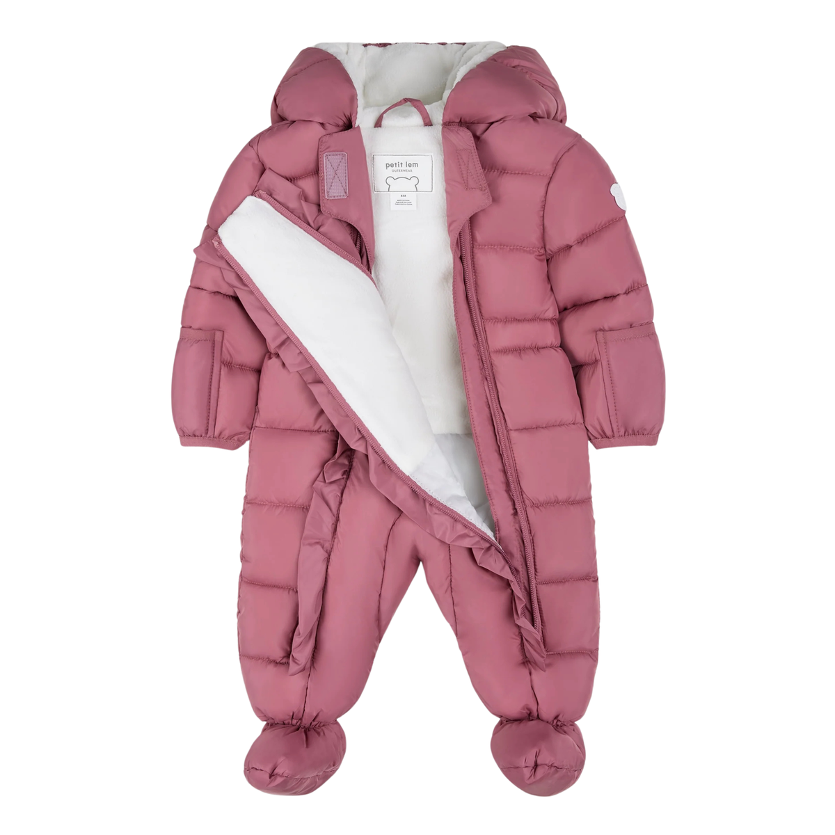 PETIT LEM One-Piece Snowsuit - Plum