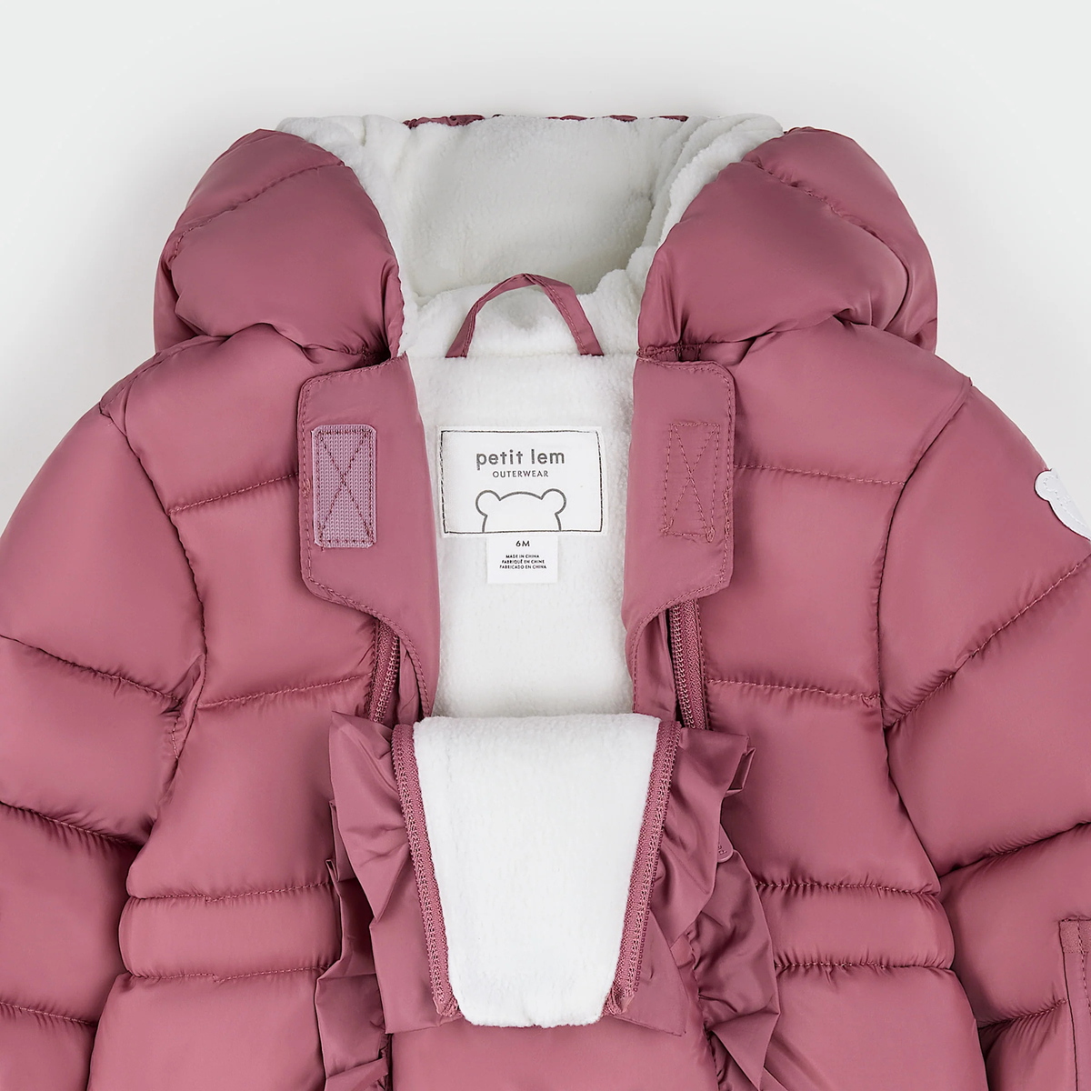PETIT LEM One-Piece Snowsuit - Plum