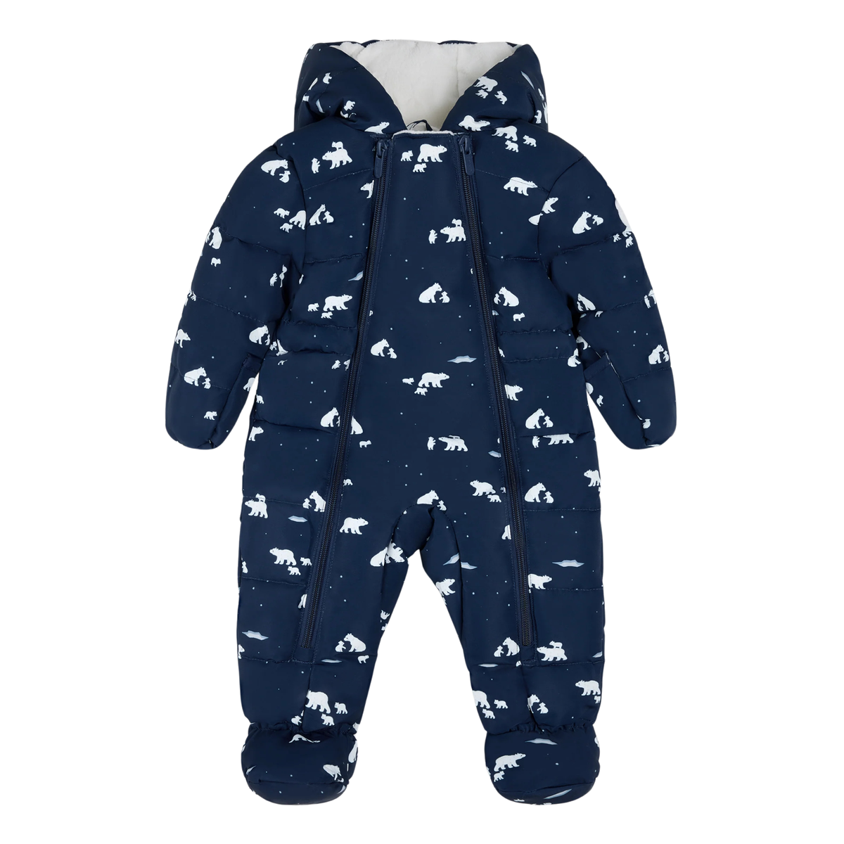 PETIT LEM One-Piece Snowsuit - Polar Bears