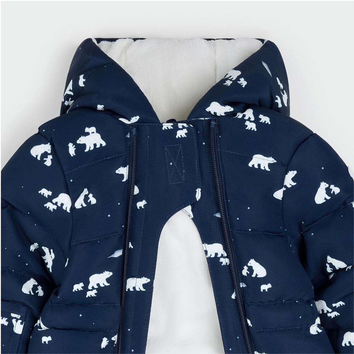 PETIT LEM One-Piece Snowsuit - Polar Bears