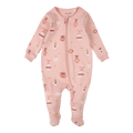 PETIT LEM Ornament Print on Rose Sleeper