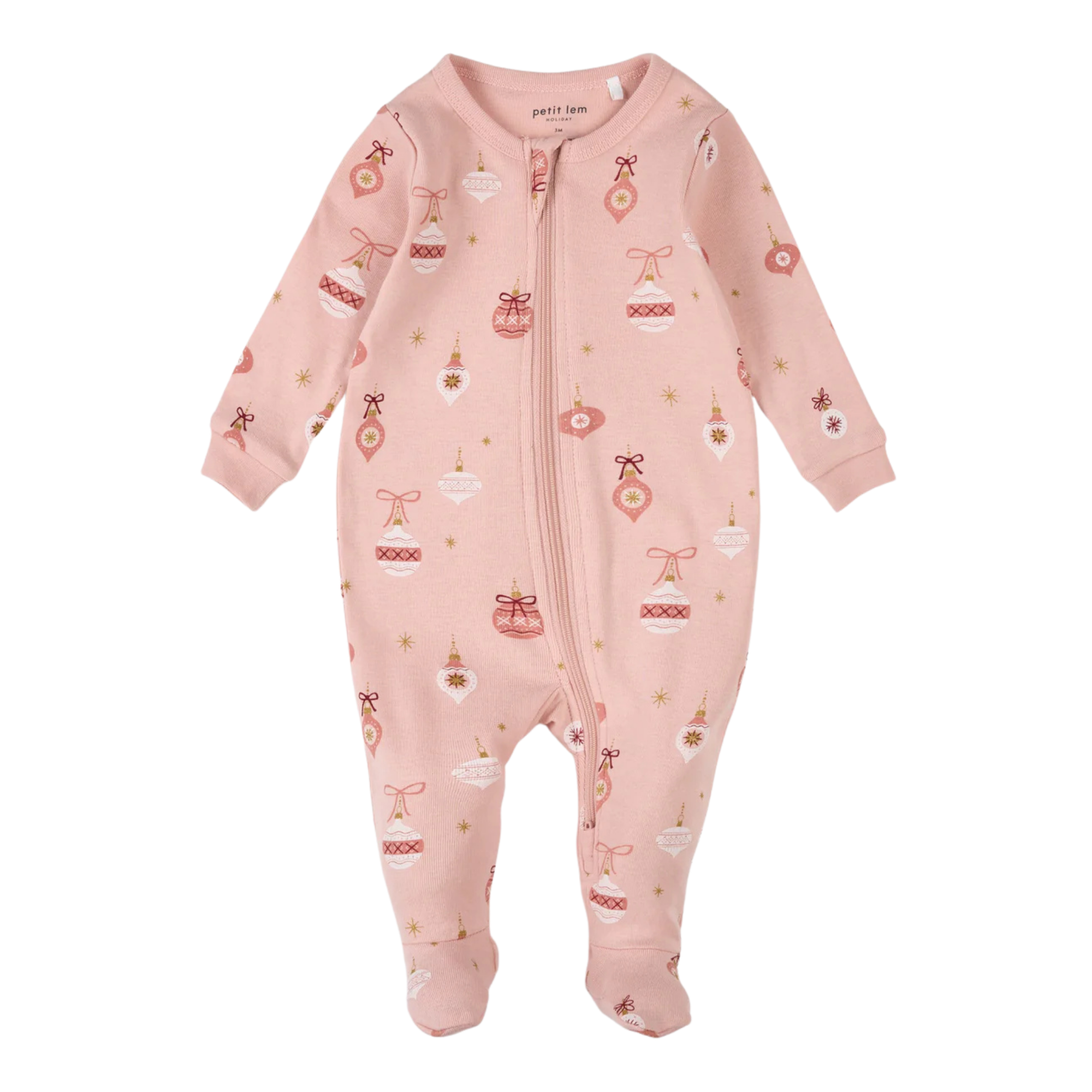 Ornement PETIT LEM imprimé sur dormeuse rose