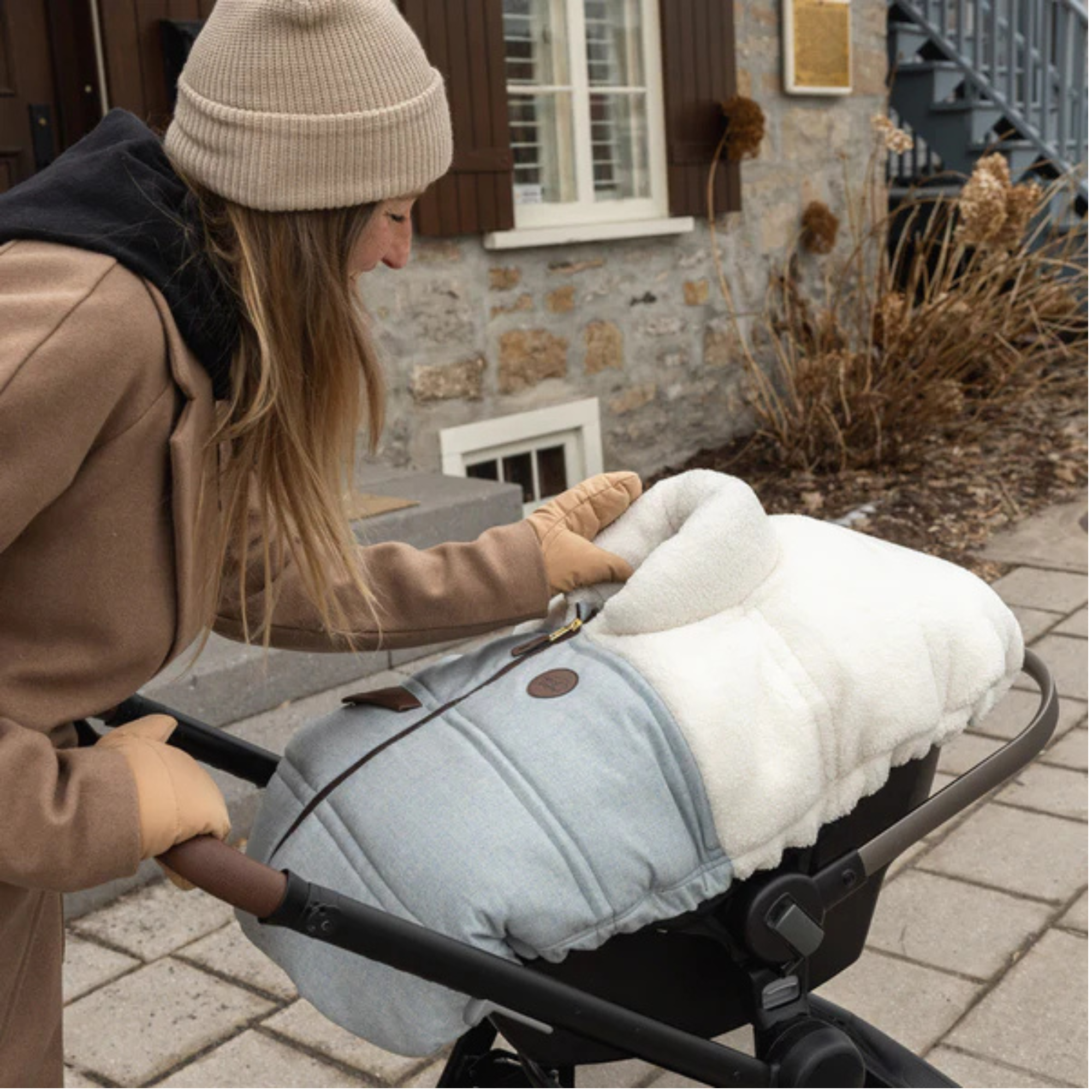 Housse de siège auto pour bébé PETIT COULOU Duo 2 en 1
