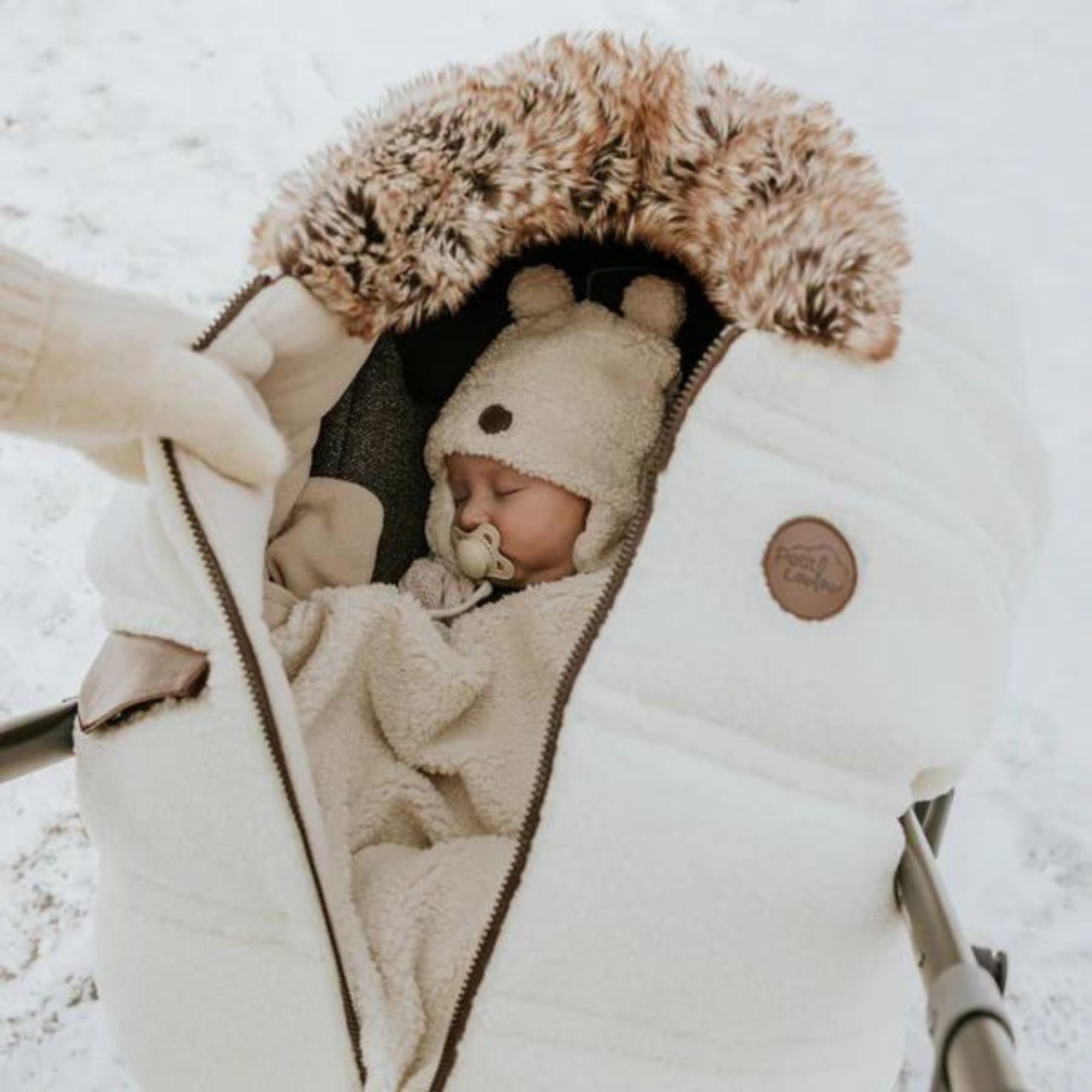PETIT COULOU Winter Baby Car Seat Cover