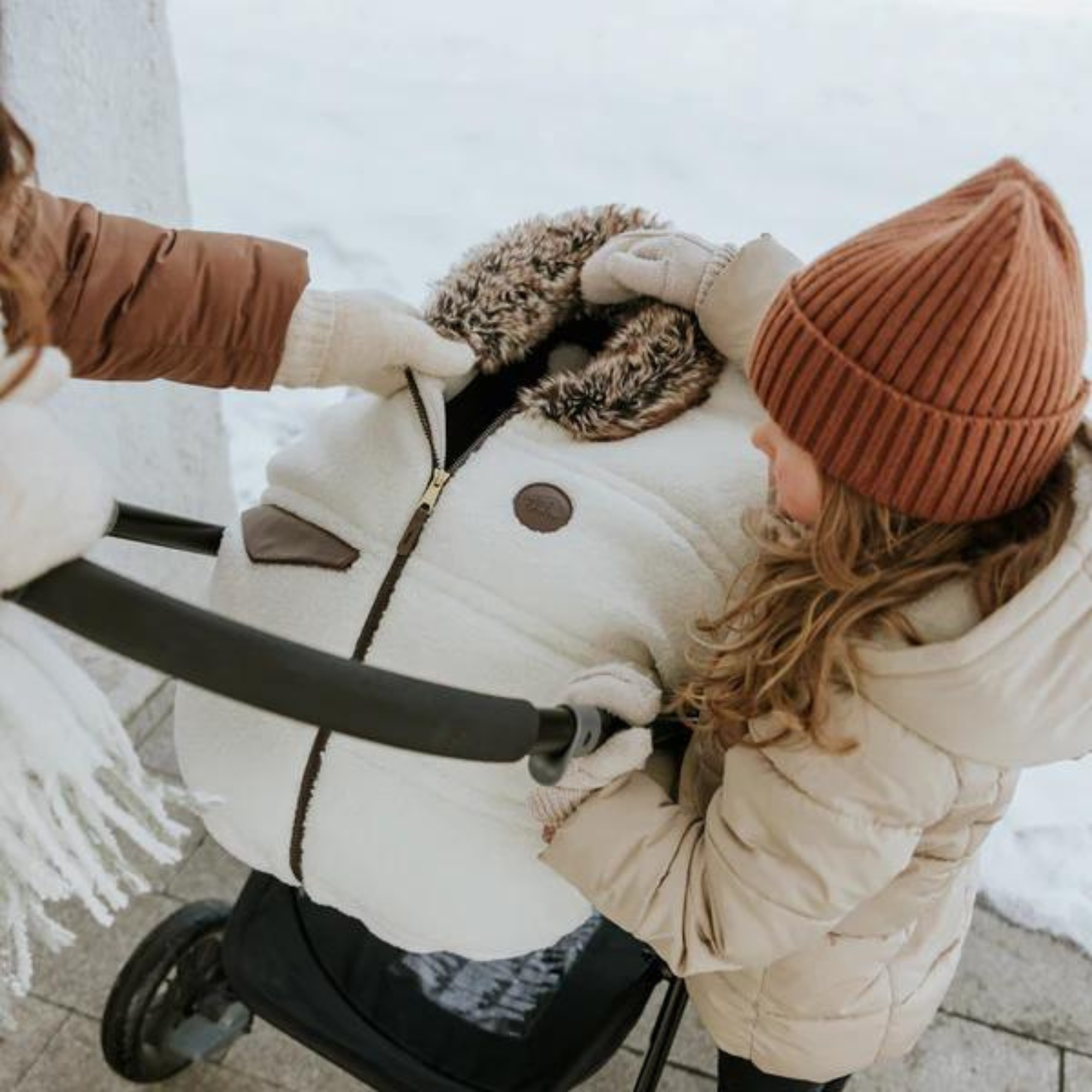 PETIT COULOU Winter Baby Car Seat Cover