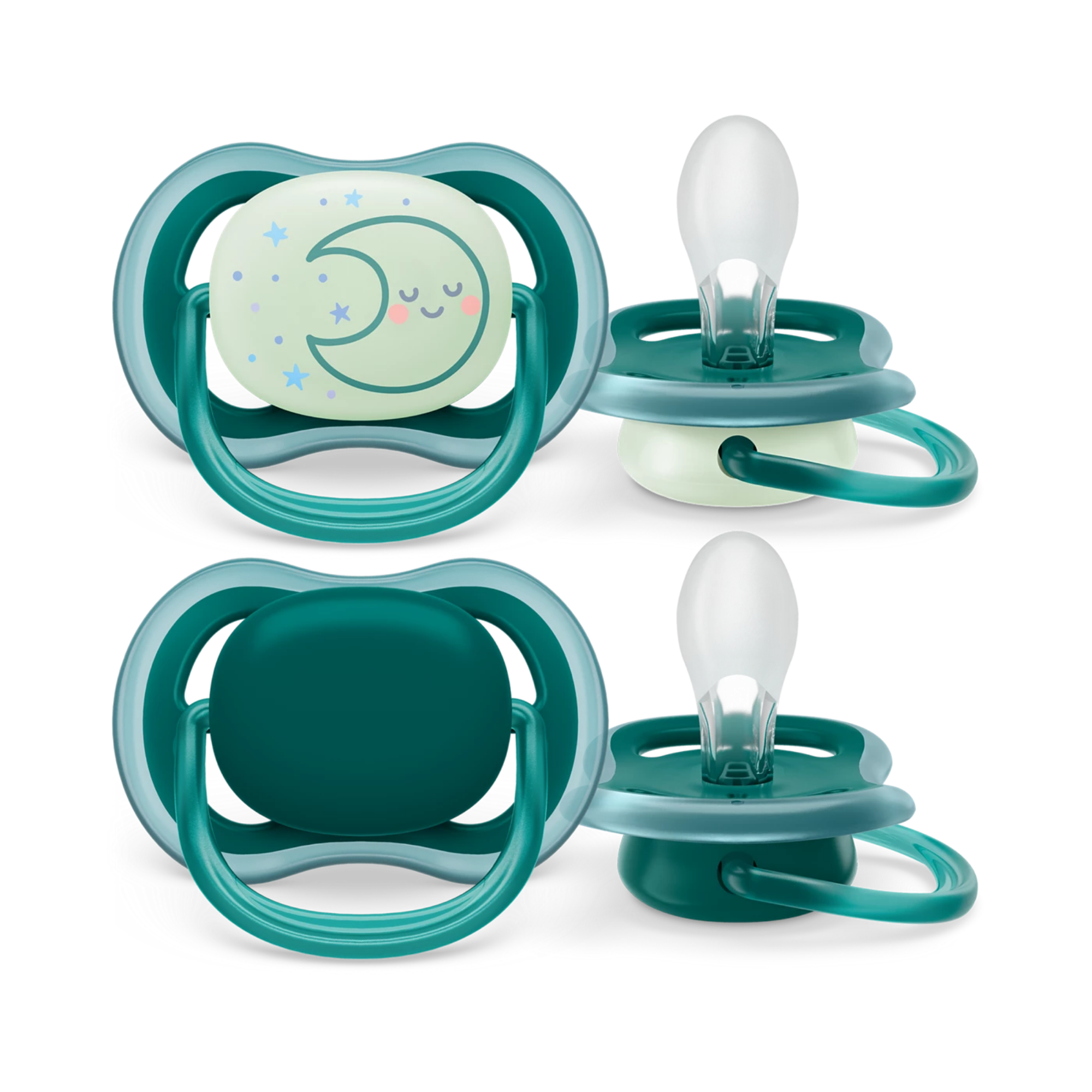 PHILIPS AVENT Ultra Air Pacifier Nighttime 3-Pack