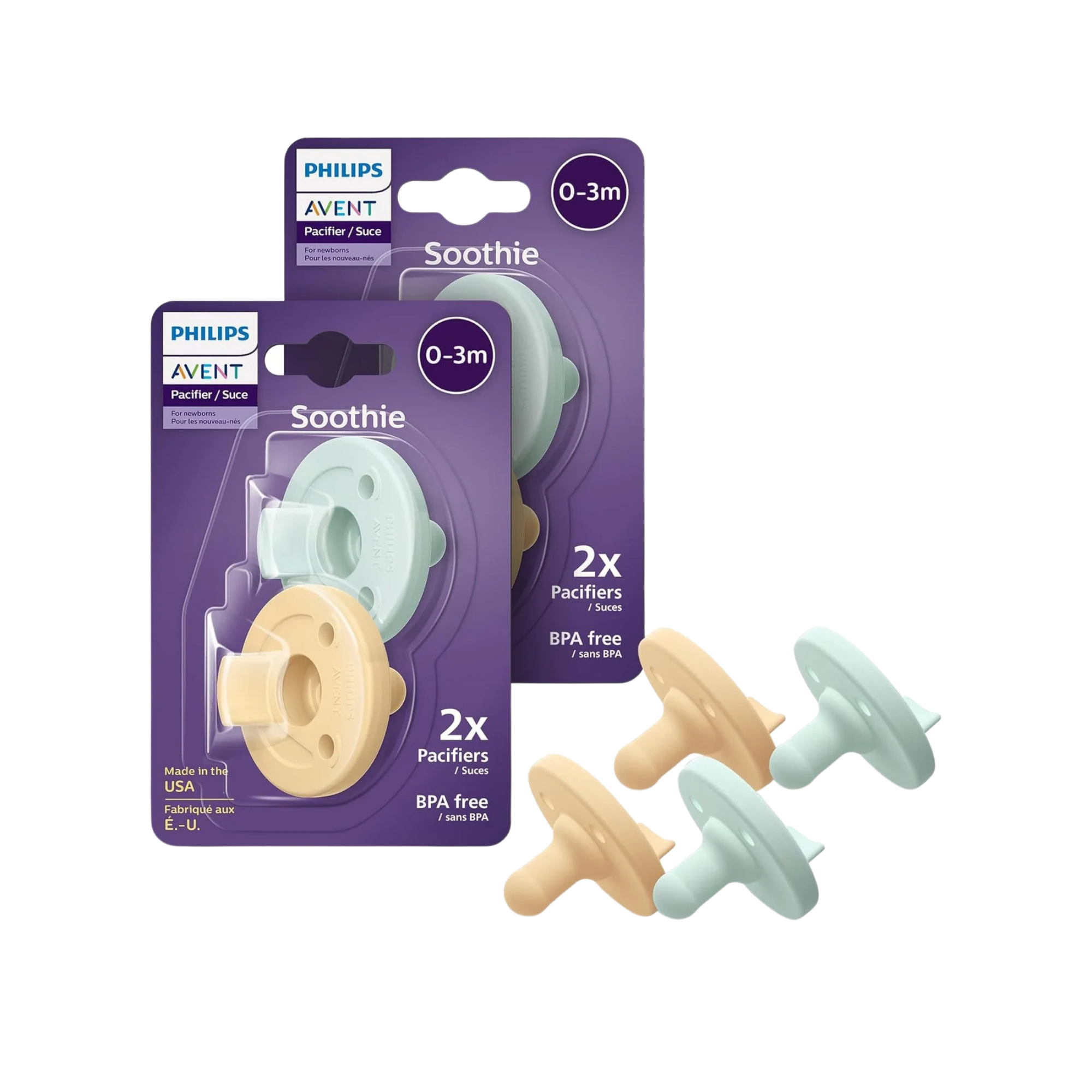 PHILIPS AVENT Soothie Pacifier 2-Pack