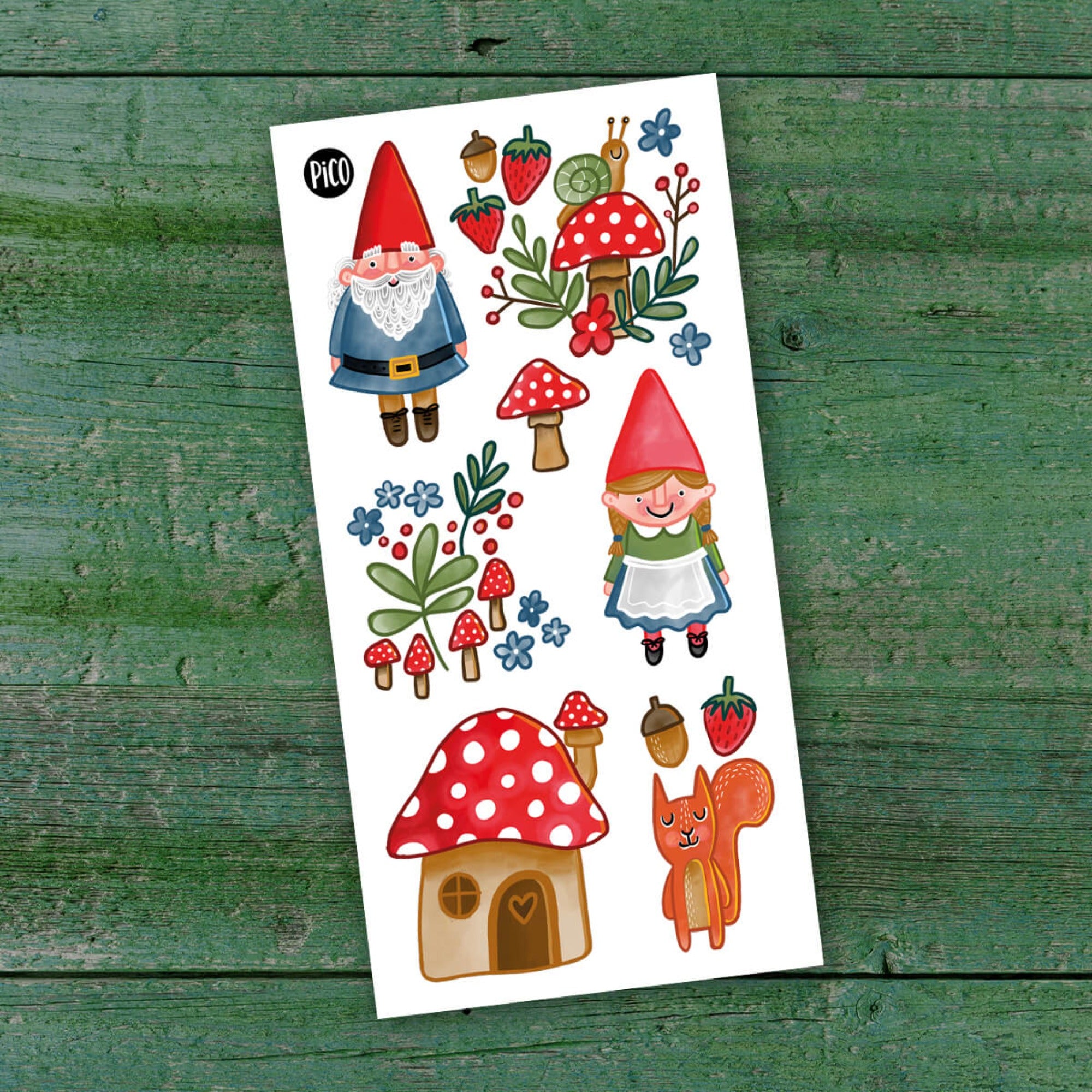 PICO TATOO Les copains du jardin