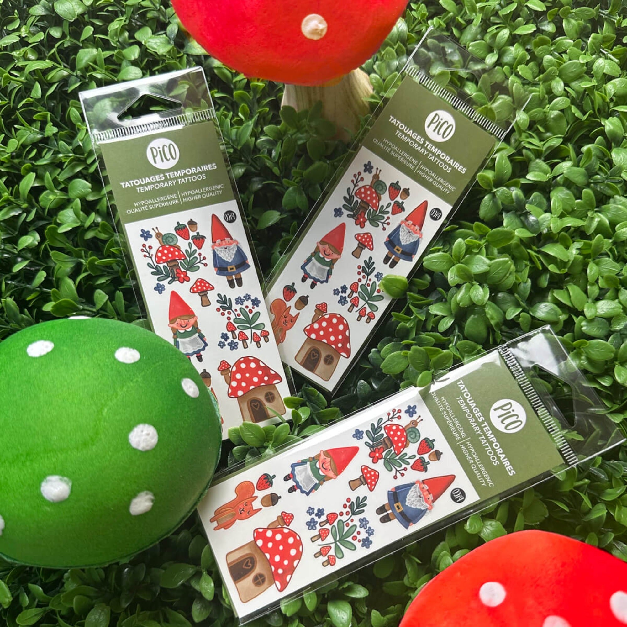 PICO TATOO Les copains du jardin