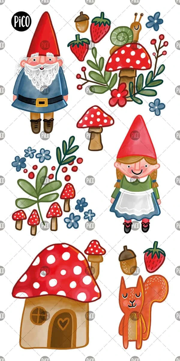 PICO TATOO Les copains du jardin