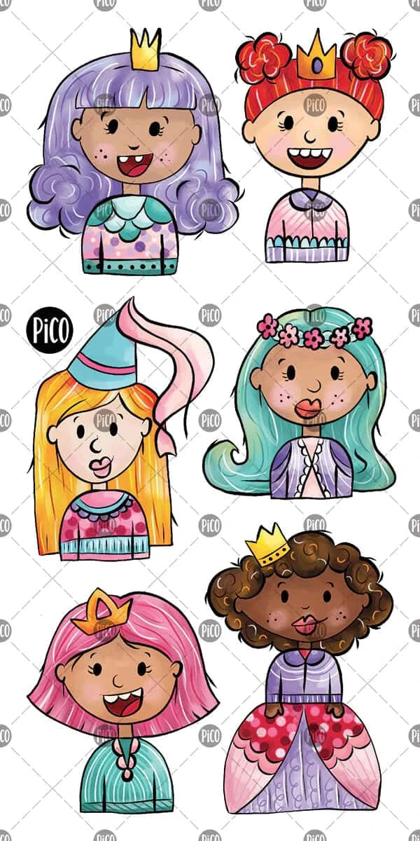 PICO TATOO Princesses espiègles