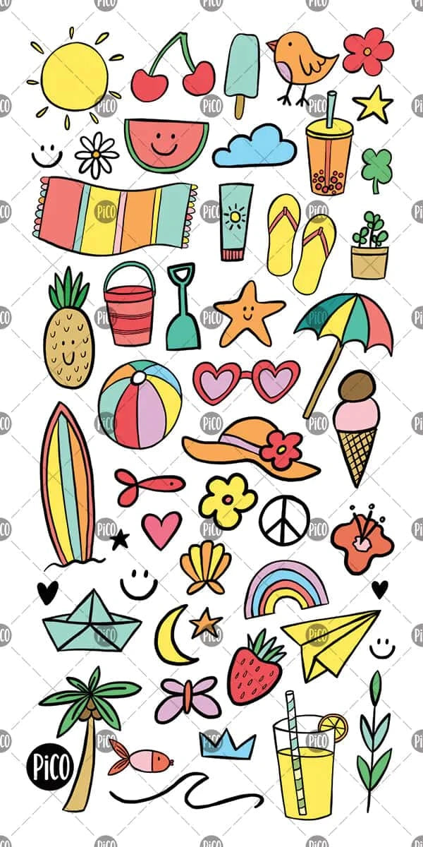 PICO TATOO Doodles d'été