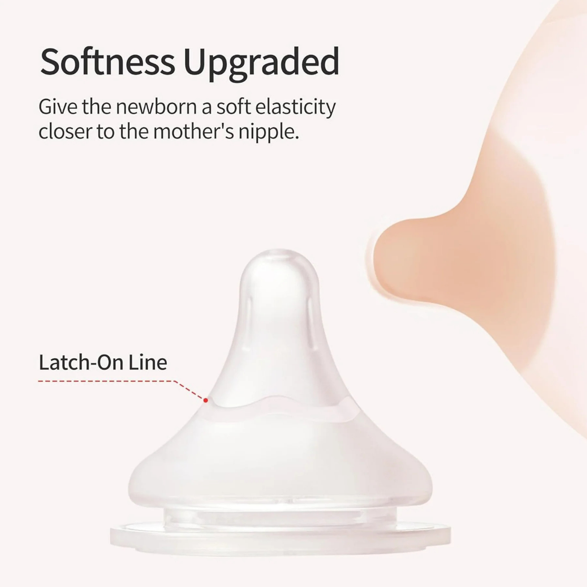 PIGEON Baby Bottle Nipple (3-Pack)
