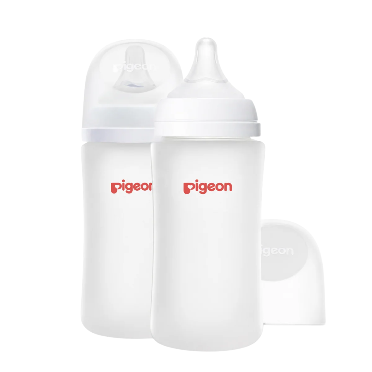 PIGEON Silicone Coated Bottle (2-Pack)