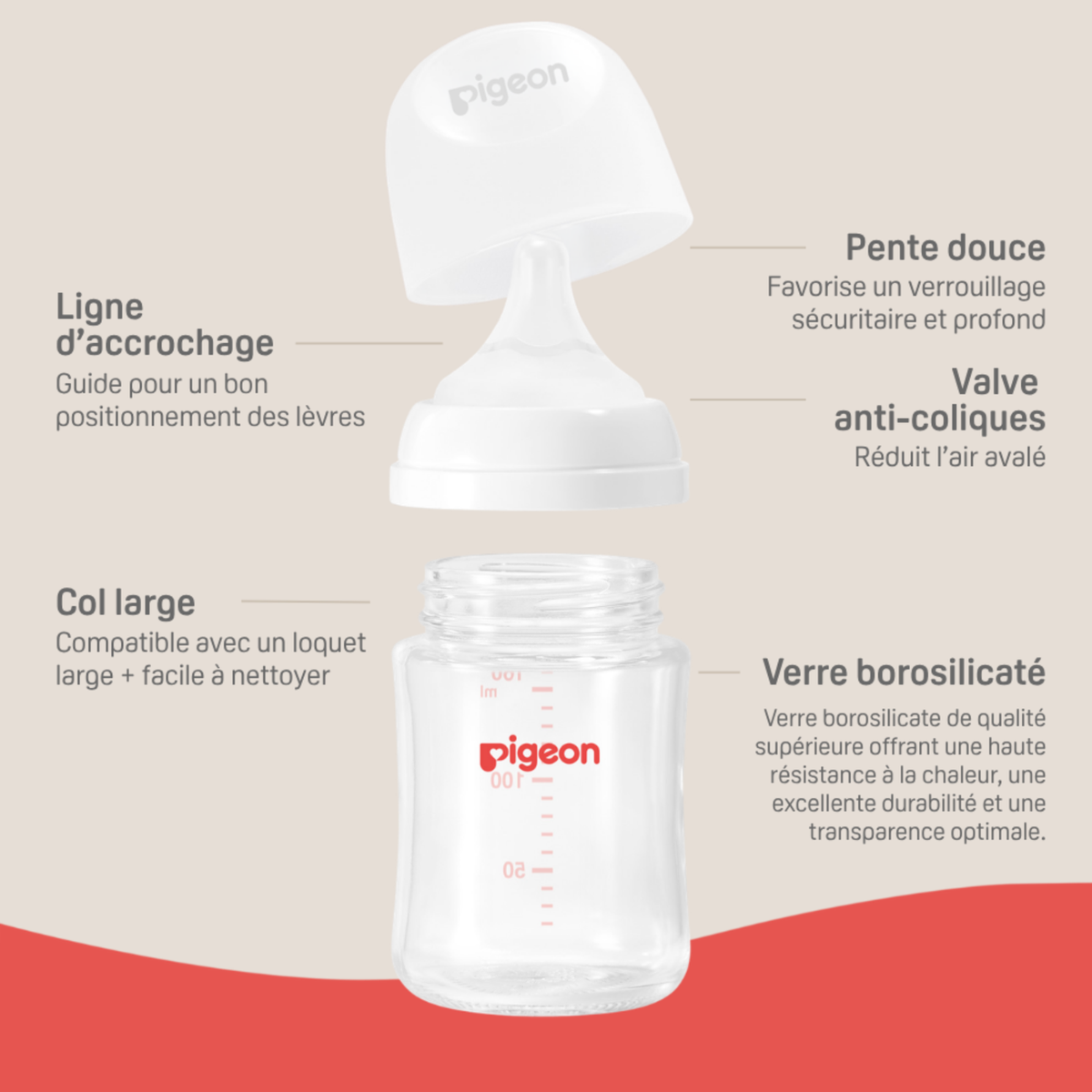 PIGEON Silicone Coated Bottle (2-Pack)