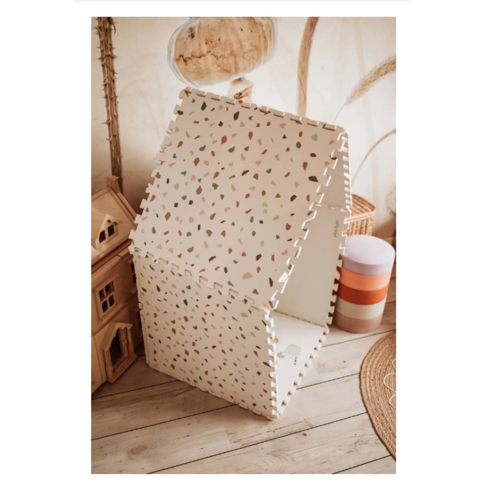 PLAY & GO Puzzlemat, Storage Box and Mini House - Alphabet