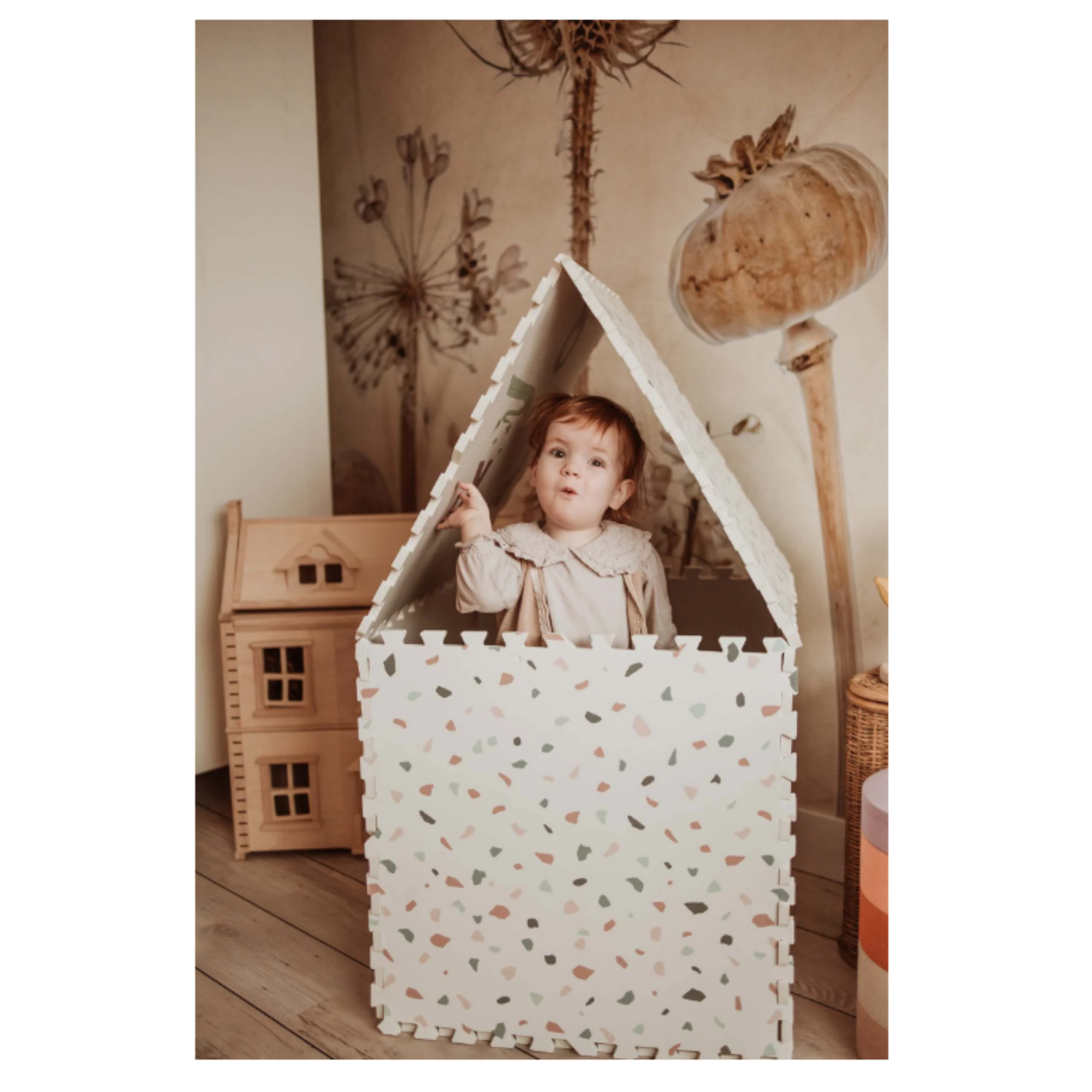 PLAY & GO Puzzlemat, Storage Box and Mini House - Alphabet