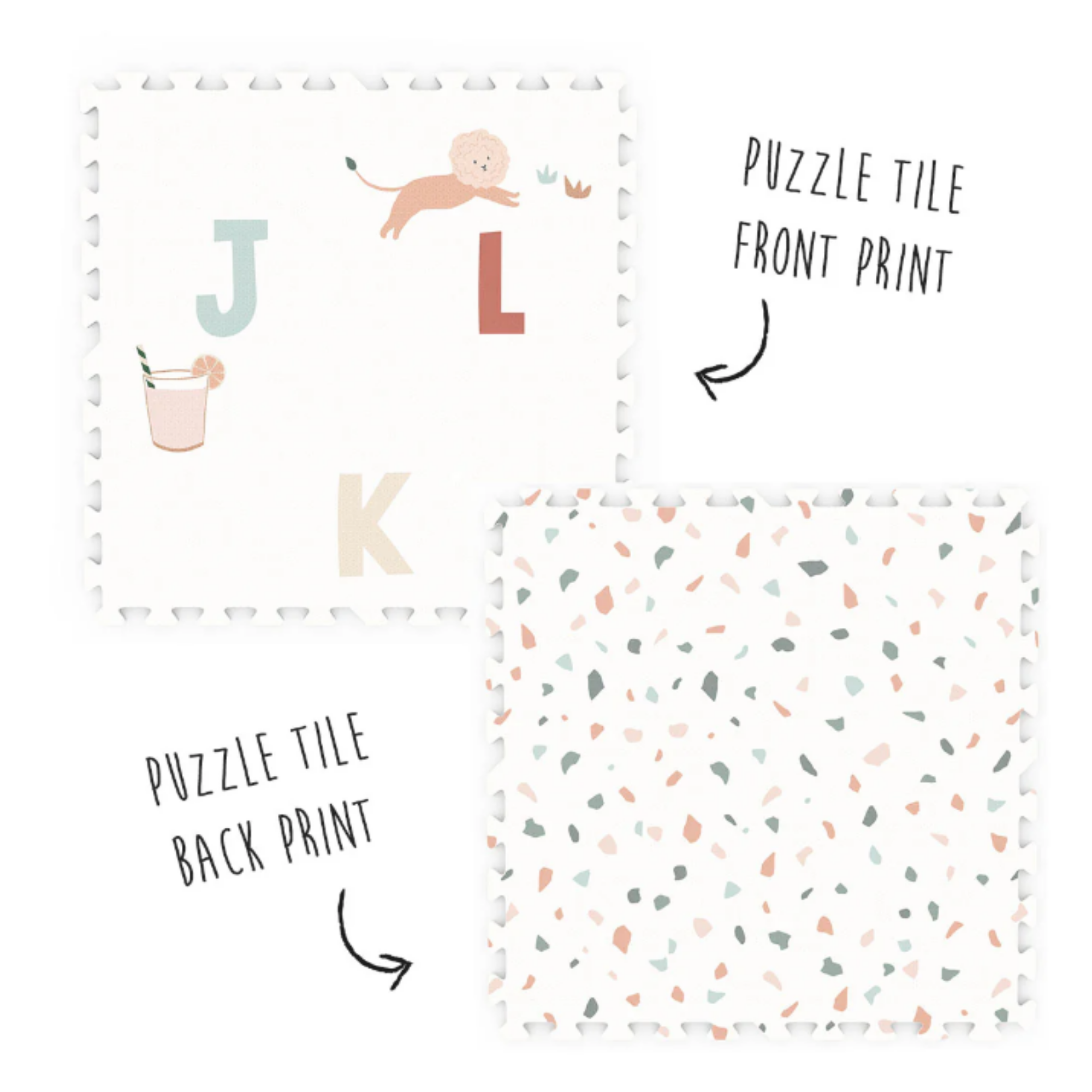 PLAY & GO Puzzlemat, Storage Box and Mini House - Alphabet