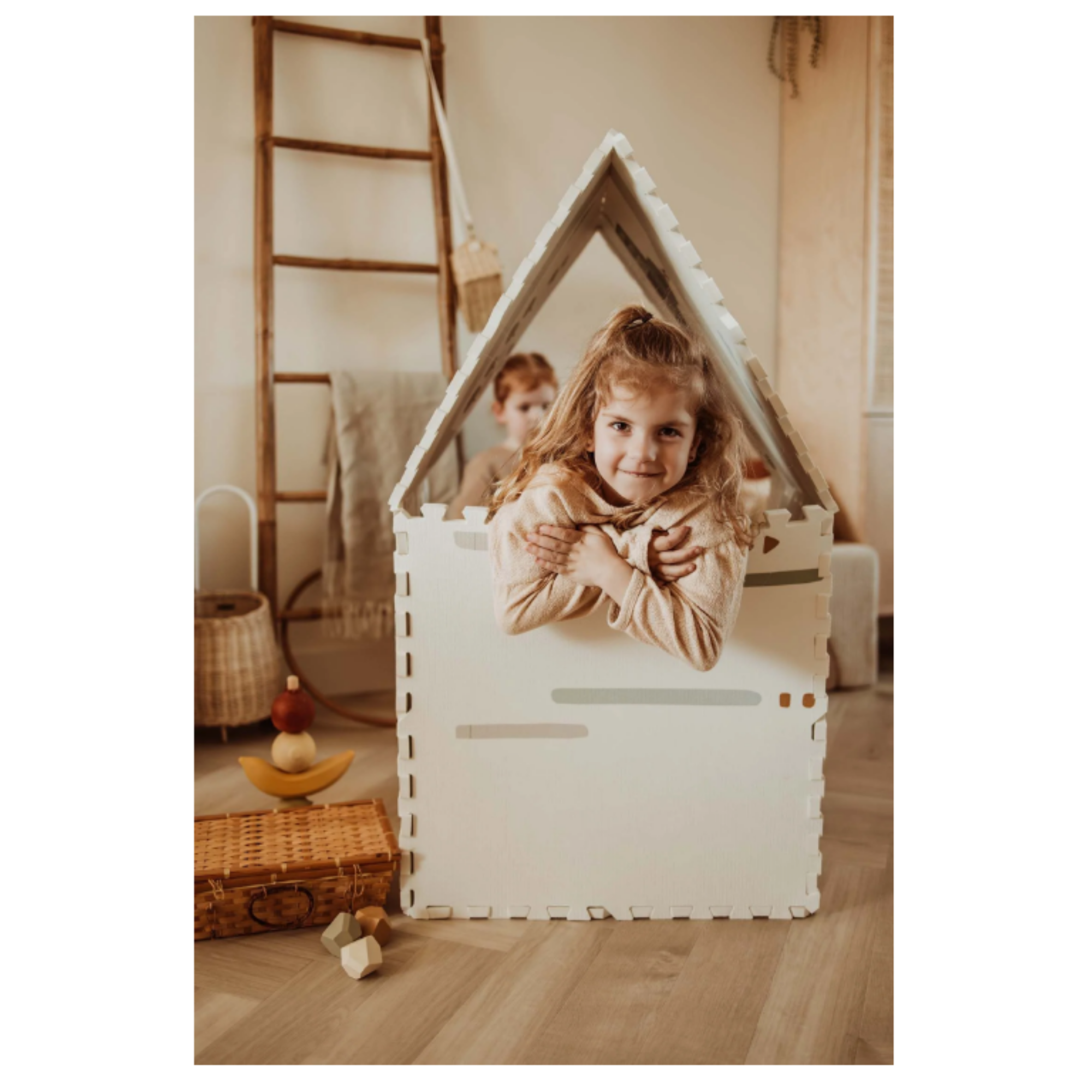 PLAY & GO Puzzlemat, Storage Box and Mini House - Farm