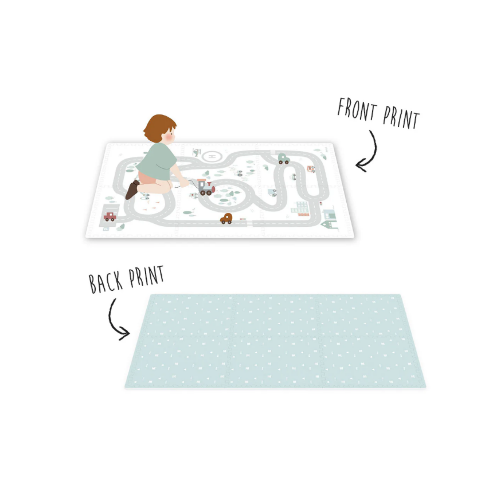 PLAY & GO Puzzlemat, Storage Box and Mini House - Roadmap