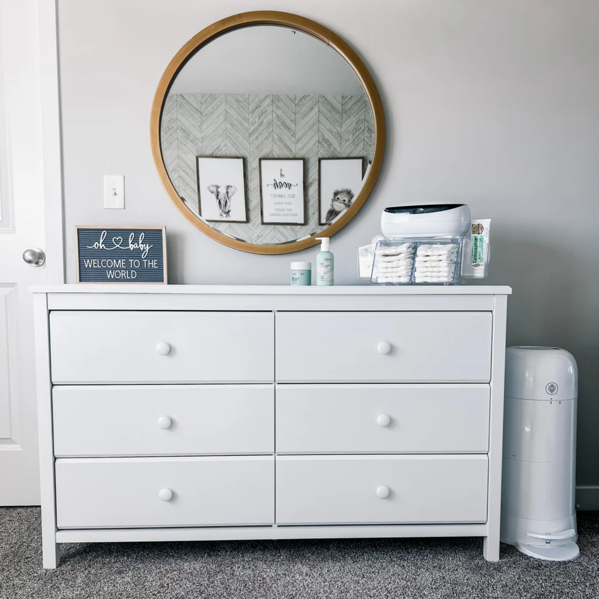 PRINCE LIONHEART Dresser Top Diaper Depot