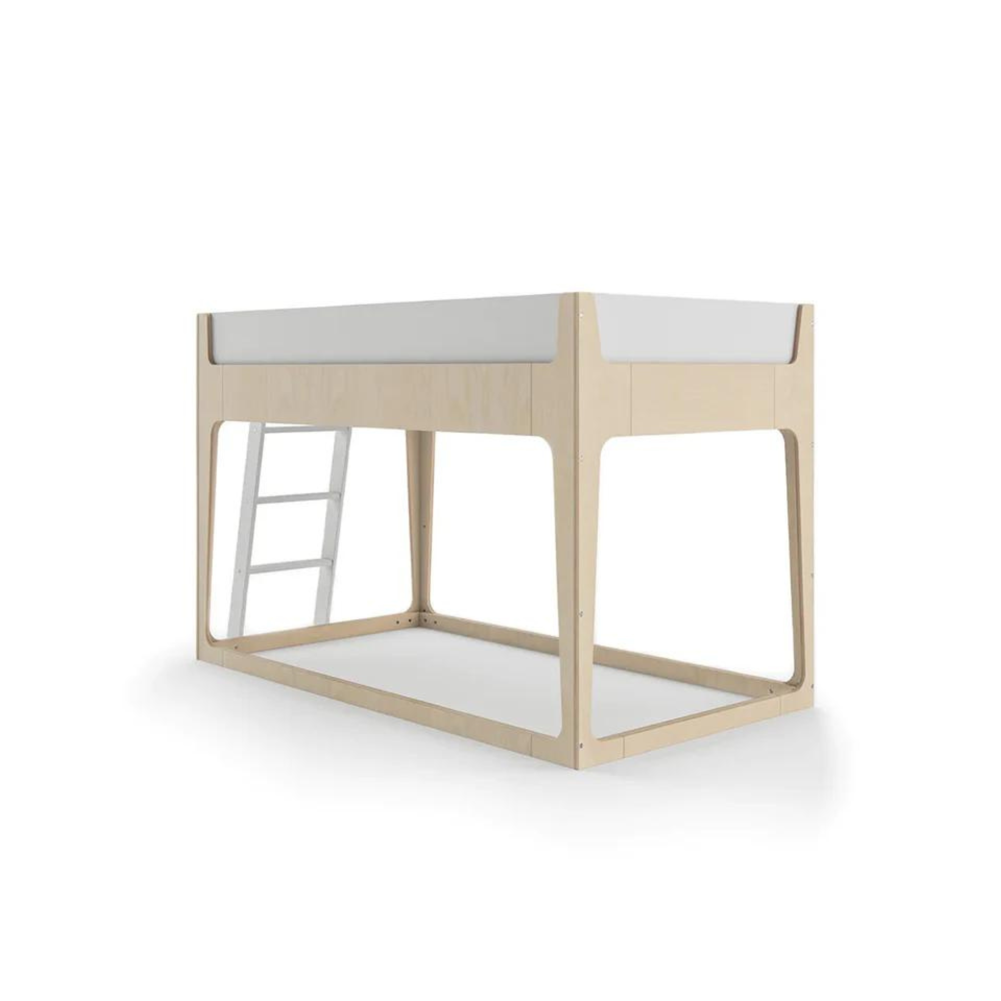 OEUF Perch Nest Bed Twin Size 39 - White/Birch