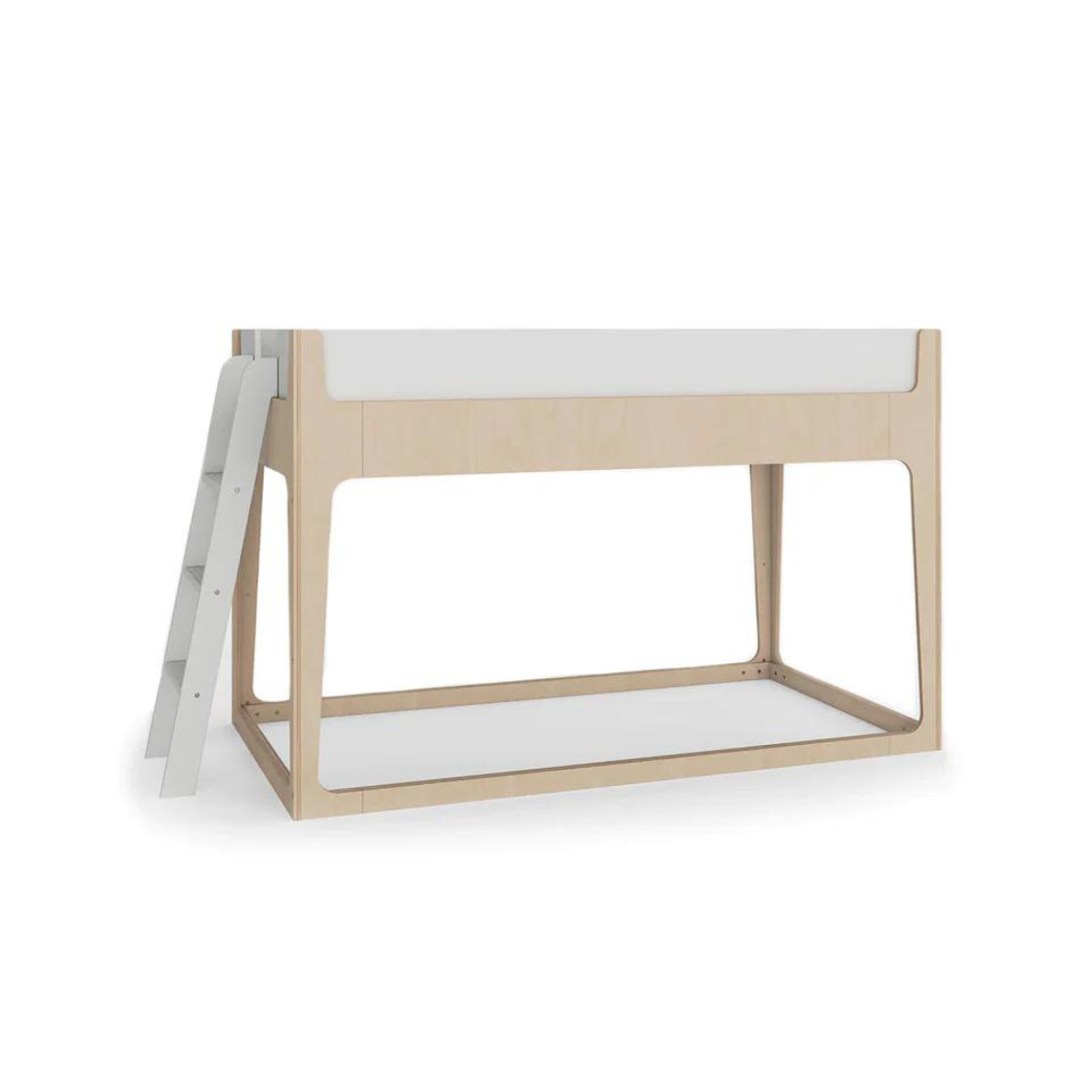 OEUF Perch Nest Bed Twin Size 39 - White/Birch