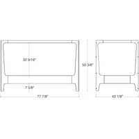 Thumbnail for OEUF Perch Nest Bed Twin Size 39 - White/Birch