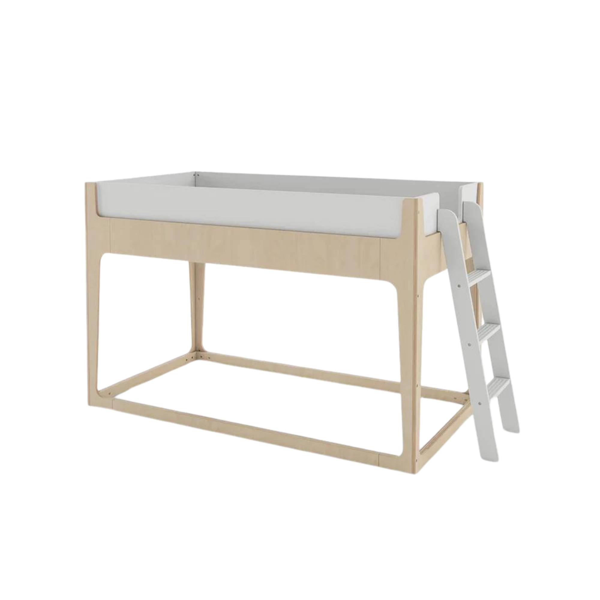 OEUF Perch Nest Bed Twin Size 39 - White/Birch