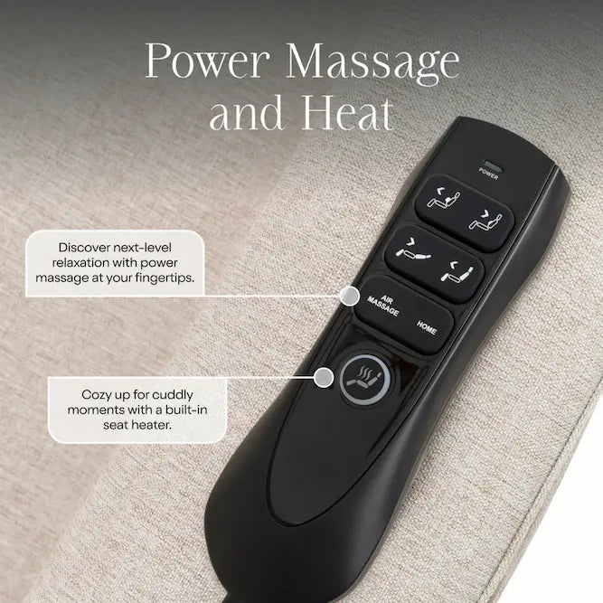 NAMESAKE Willa Deluxe Power Glider Recliner with Heat & Massage