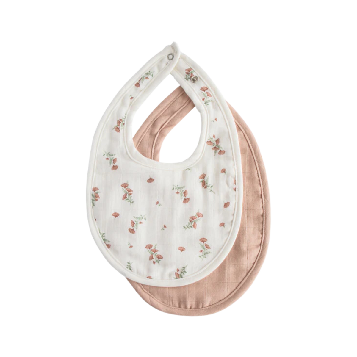 Lot de 2 bavoirs en mousseline MUSHIE