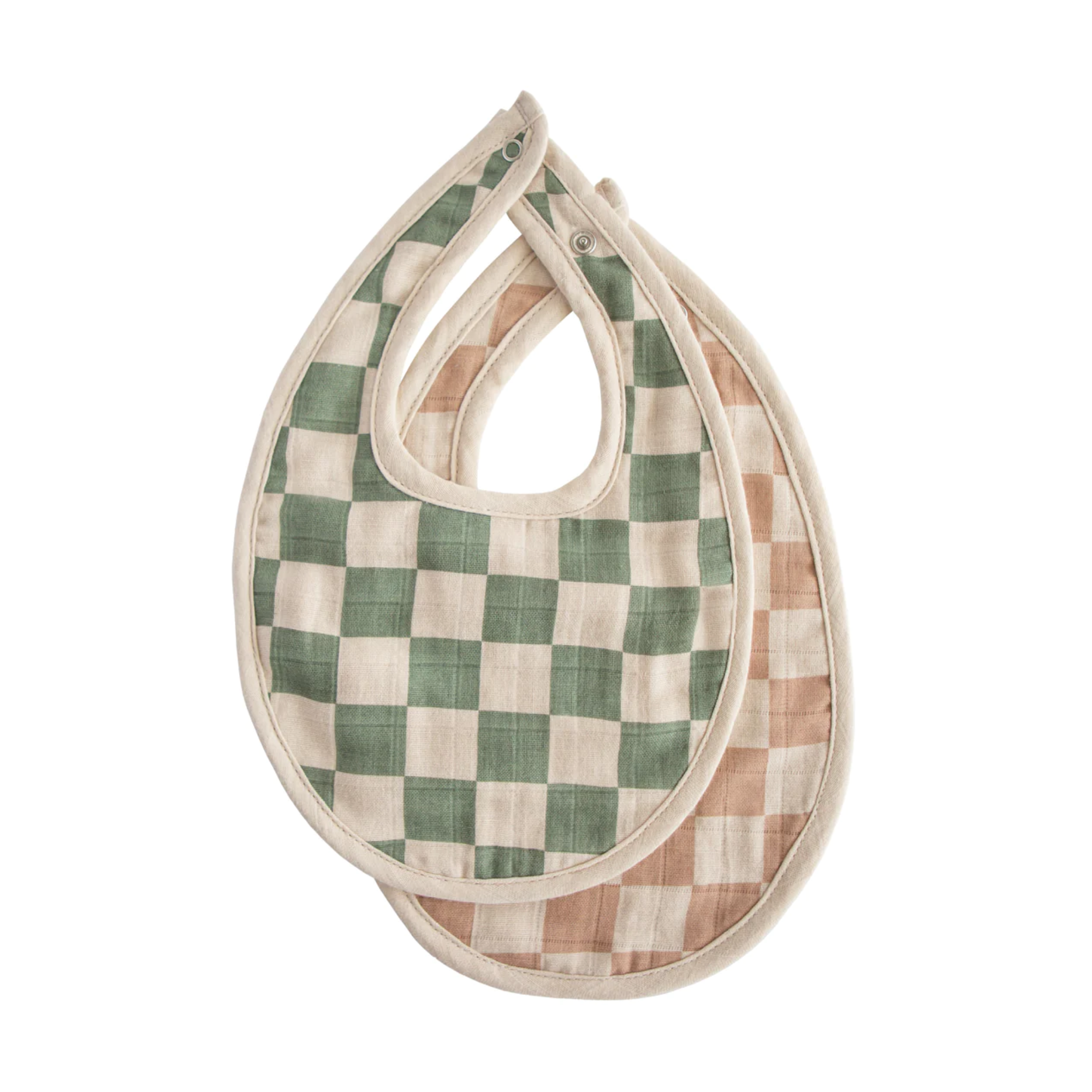 MUSHIE Muslin Bib 2-Pack