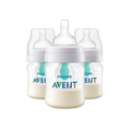 PHILIPS AVENT Anti-colic Baby Bottle with AirFree Vent - 4oz (3-Pack)