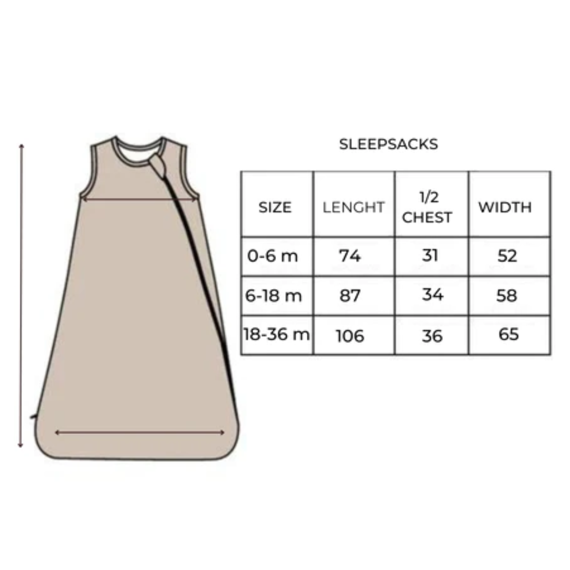 Gigoteuse BELAN J 0,5 TOG - Lapins